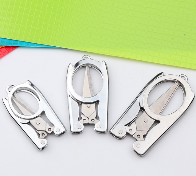 3pcs Portable travel multifunctional folding small scissors mini scissors