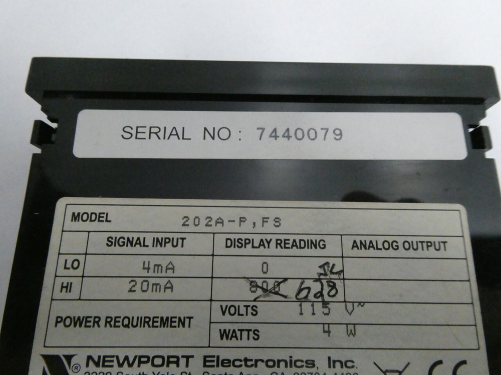 Newport 202A-P FS Panel Process Meter