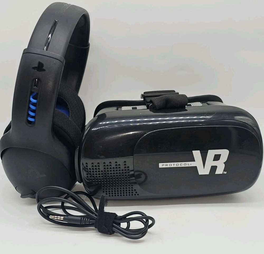 PDP LVL50 Wired Headset PS4/PS5 (051-099) + Protocol VR Viewer