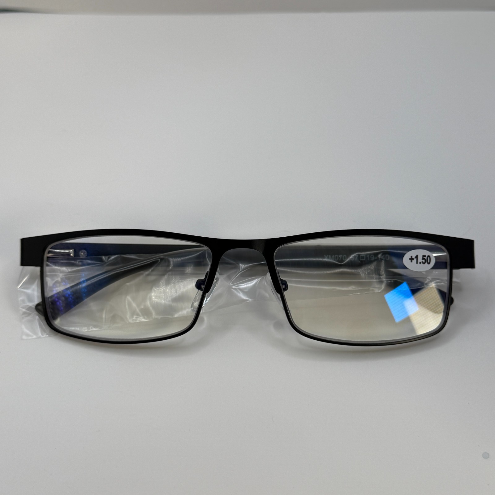 6 Pack Blue Light Blocking Reading Glasses Metal Frame Spring Hinge Mens Readers