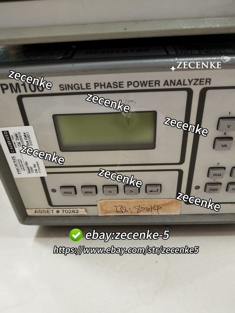 1PCS Voltech PM100 Single Phase Power Analyzer used