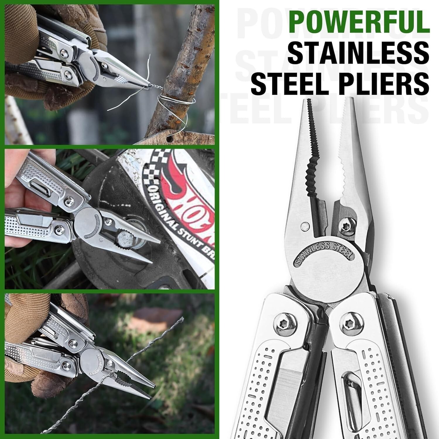 SHALL 18in1 Multitool Pliers,Multi Tool,Stainless Steel Multi-tool Pocket Knife