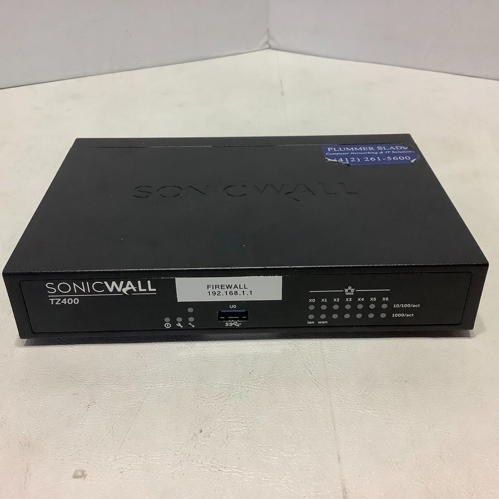SonicWall TZ400 Network Security/Firewall NO ADAPTOR