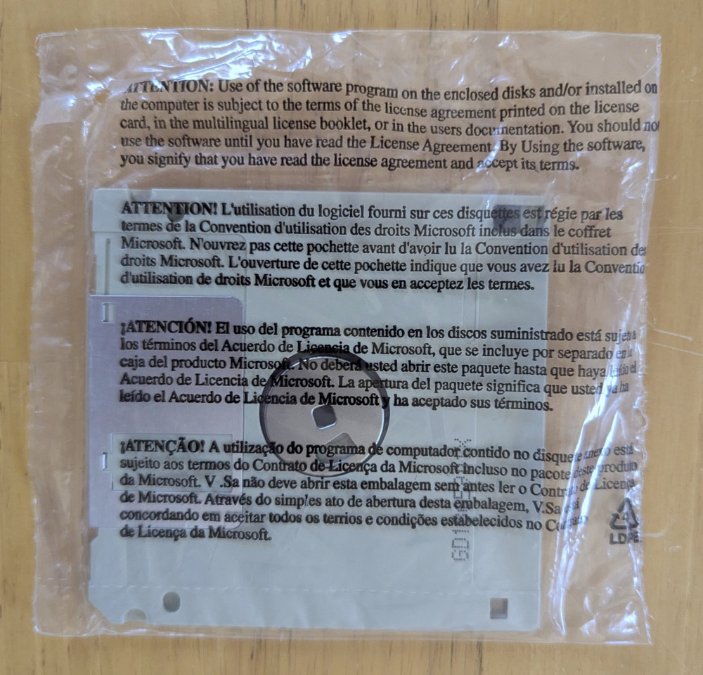 Microsoft Windows 98 Boot Disk 3.5" Floppy X03-66930