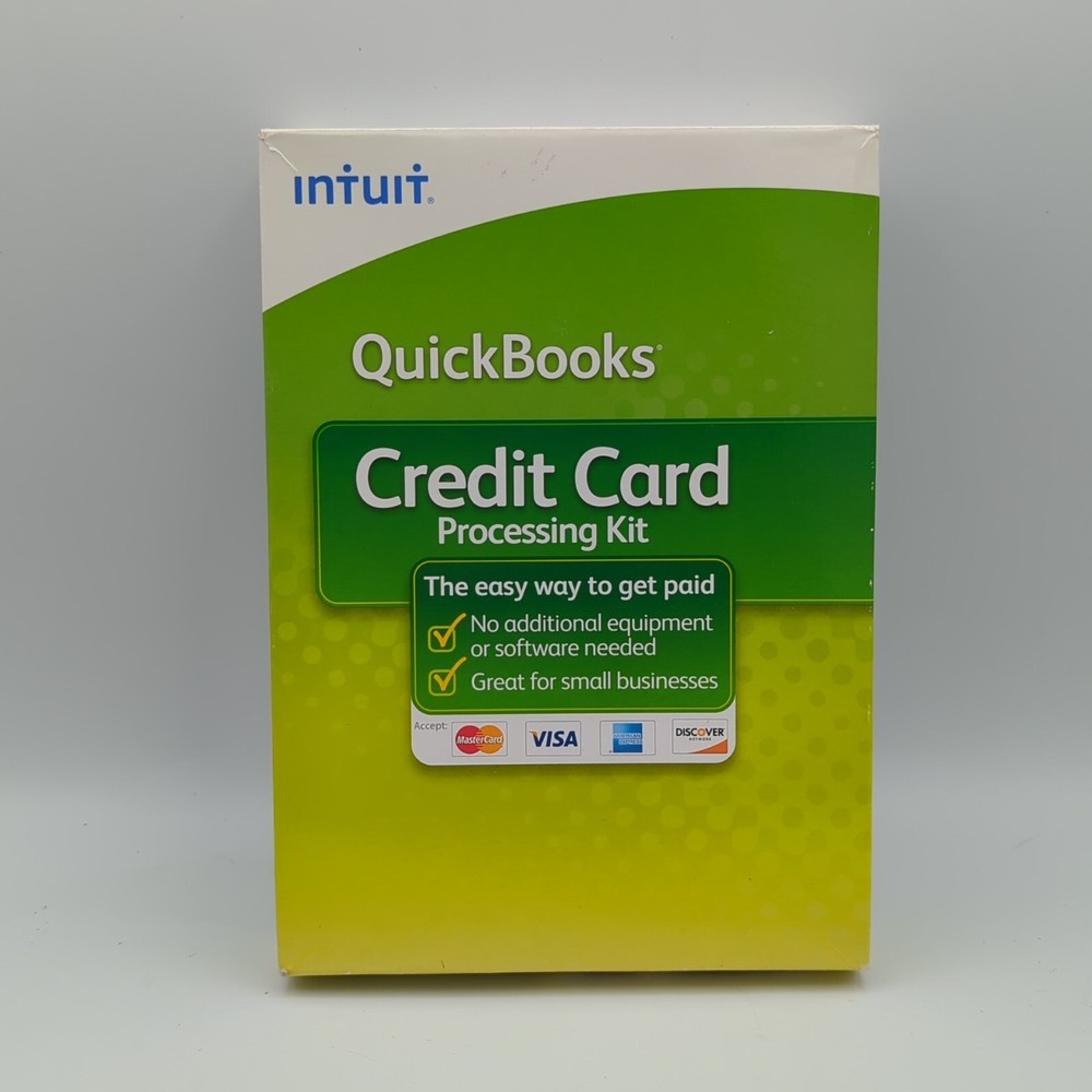 Intuit QuickBooks Credit Card Processing Kit 2008 New Sealed
