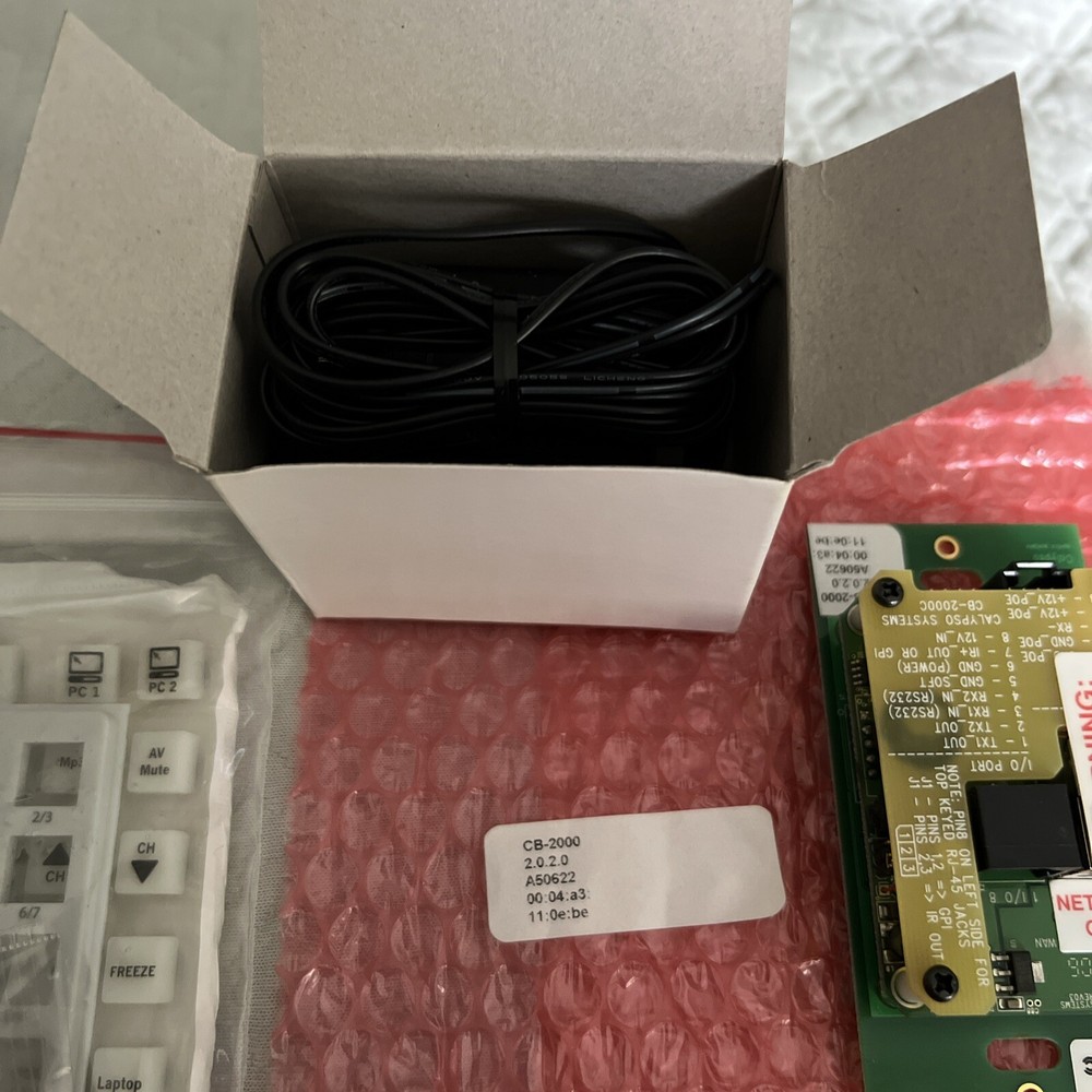 GENUINE Calypso Control Systems CB-2000 Network Control Panel New