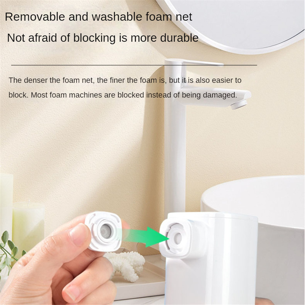 Automatic Foaming Soap Dispenser,Rechargeable,Refillable Foam Hand Dispenser