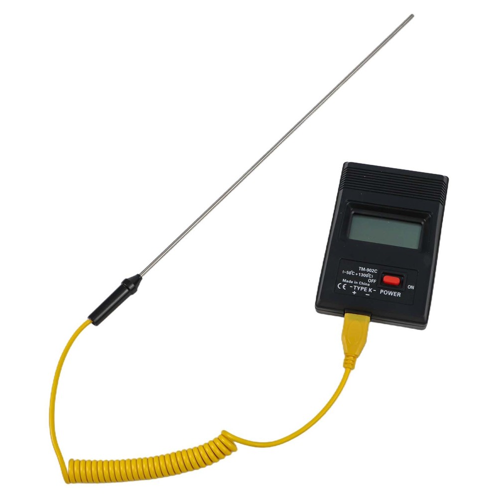 K-type Digital Thermometer LCD Screen Reliable Safe TM-902C Tool Useful