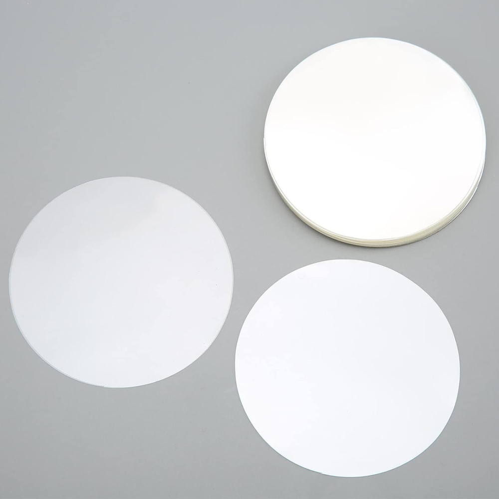 Circle Mylars Button Maker Supplies Button Pin Maker Circle Mylars, 100PCS Plast