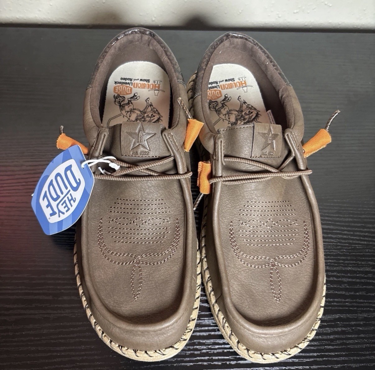 HEYDUDE Wally Funk Houston Rodeo X Limited Edition Size 10 Men’s Western Shoe