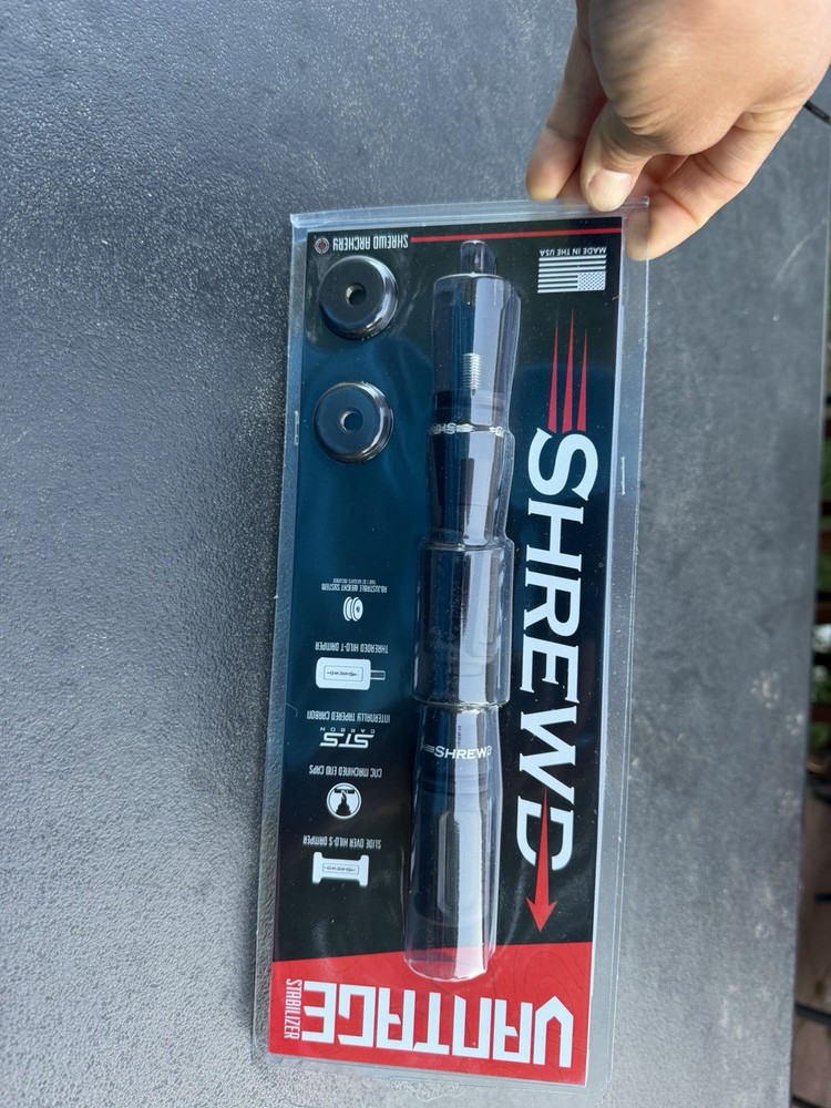 Shrewd Vantage Hunting Stabilizer, Blackout, 7”