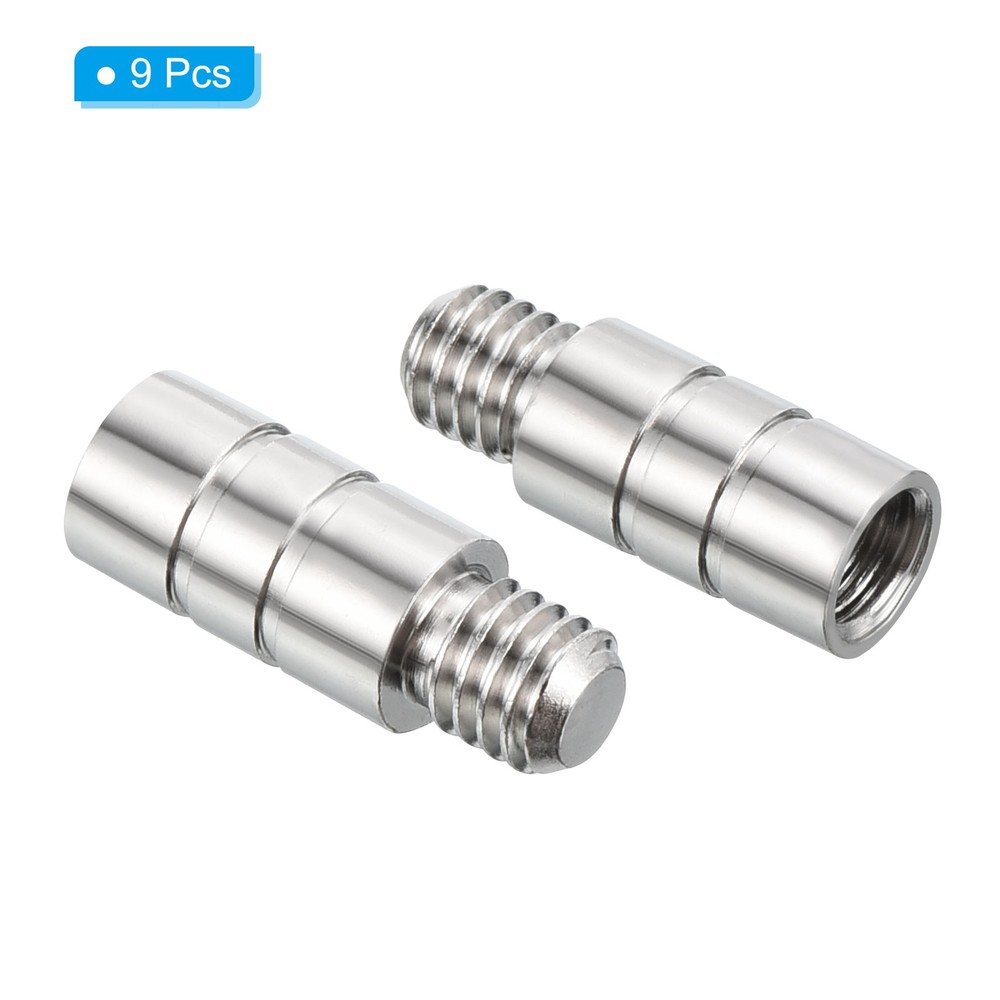 2g Copper Dart Weight Add Accentuator 9 Pcs 16mm 2BA Thread Silver