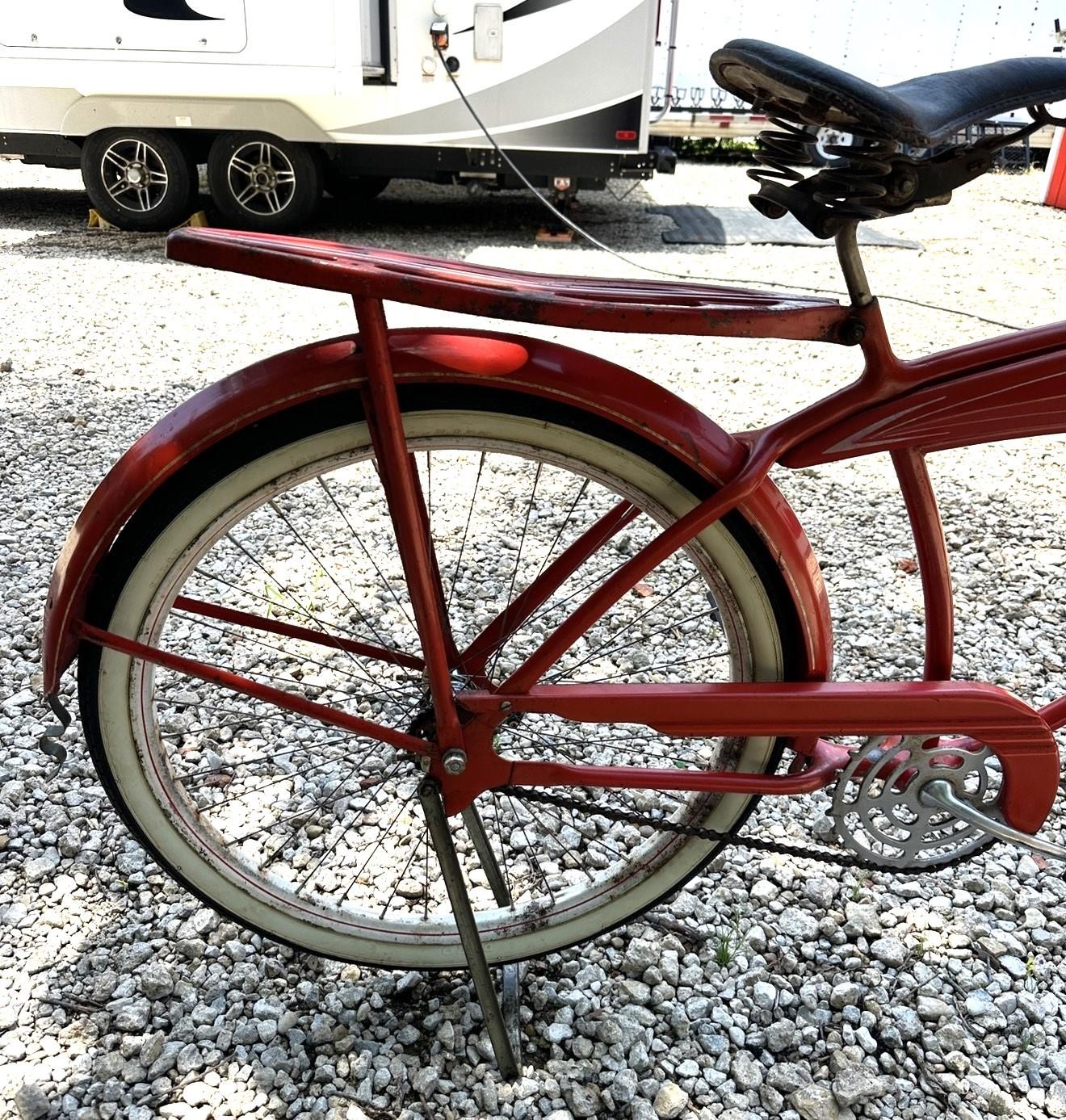 original prewar 1941 Sears Elgin Bicycle Floating front hub