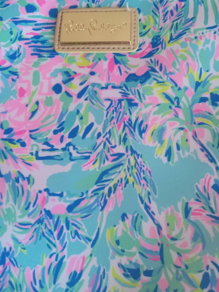 Lilly Pulitzer NWT Cabana Cocktail Folio Zippered Notebook