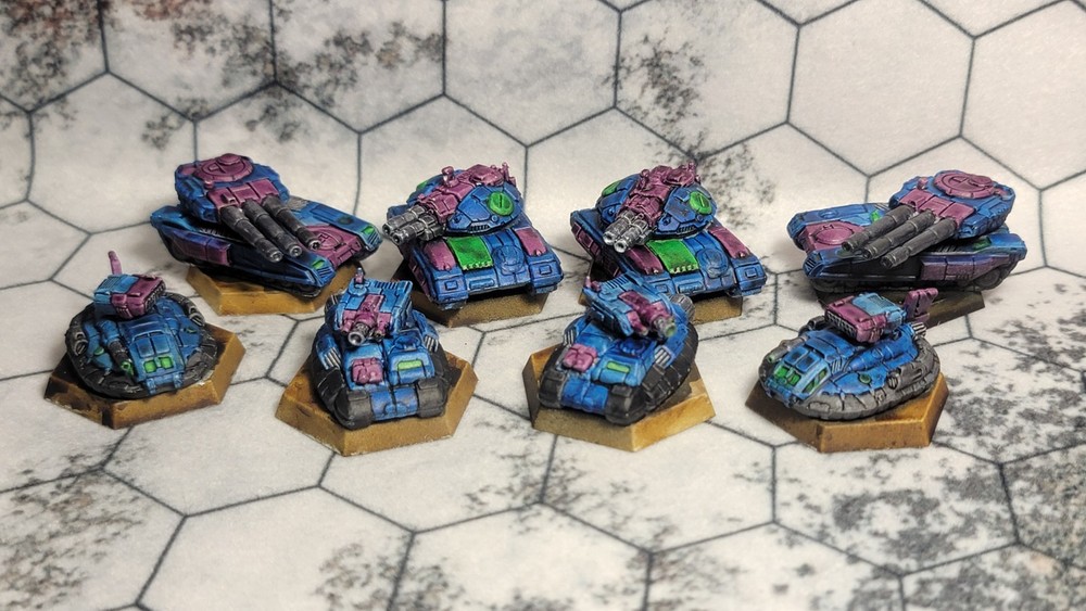 Painted BattleTech Battlefield Support - Assault & Cavalry Lances