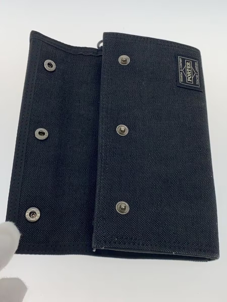 PORTER Long Wallet Canvas Black Men's