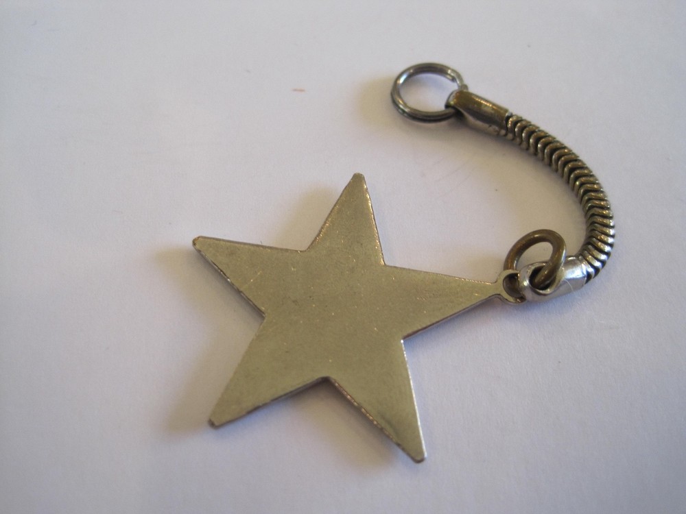 Masonic Key Chain Star Vintage