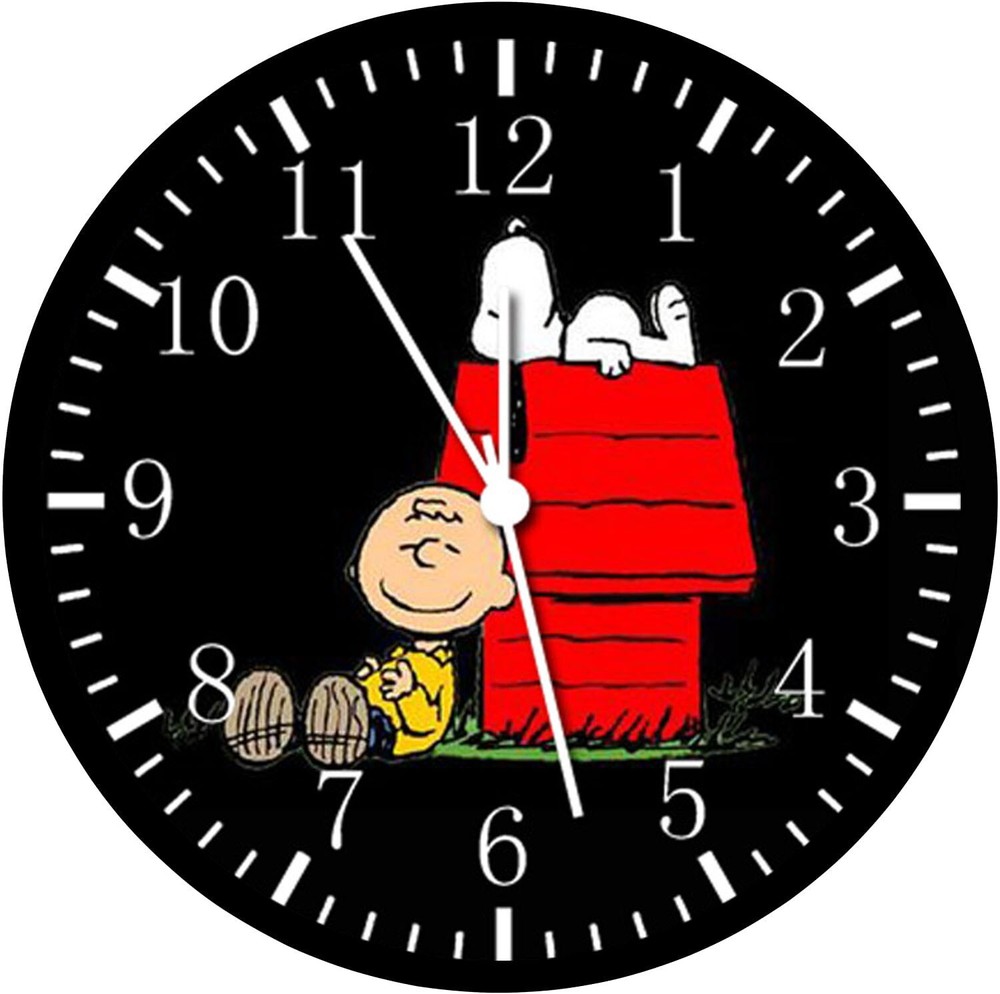 The Peanuts Wall Clock 12" Large Personalized option with adding names G202