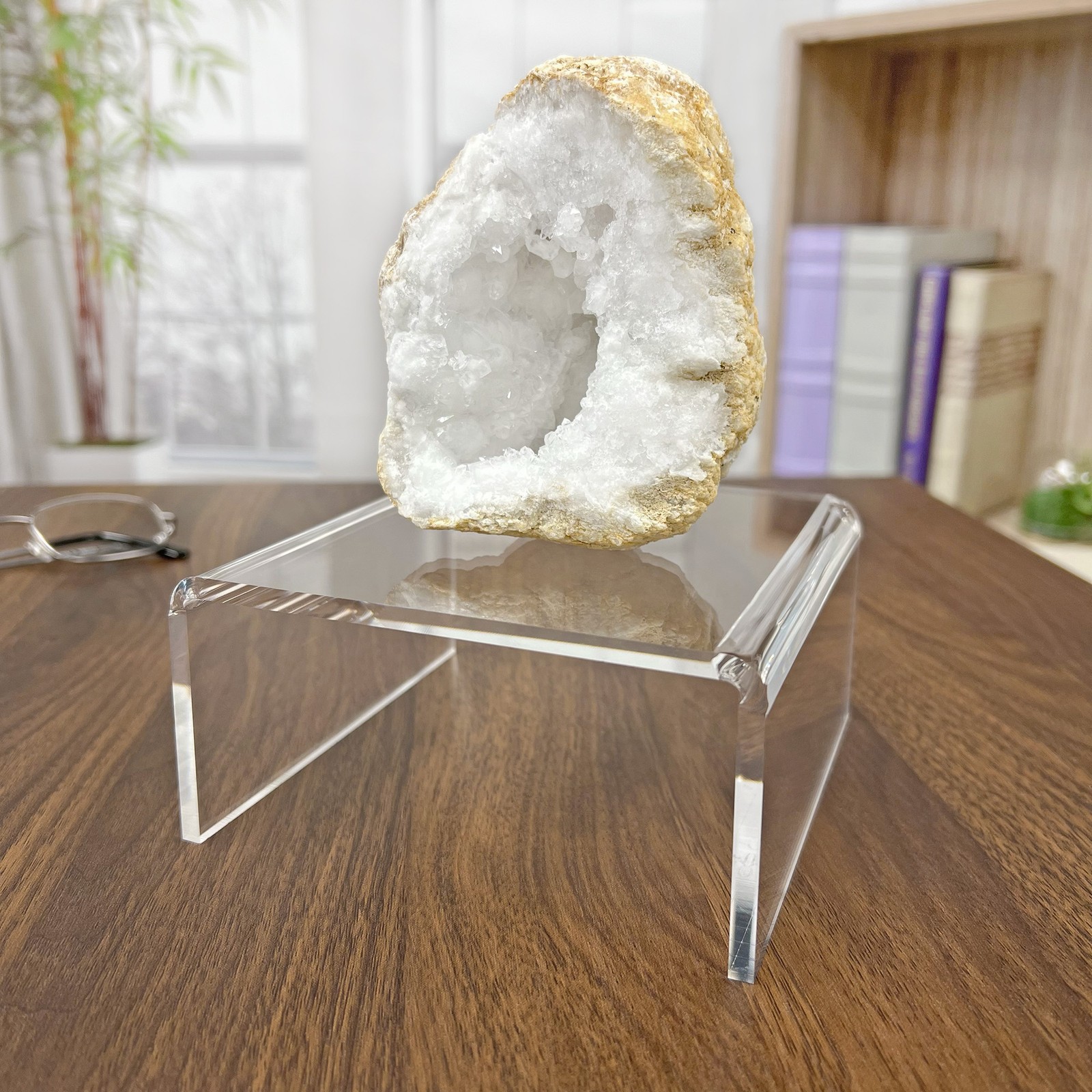 Plymor Clear Acrylic Short Square Display Riser, 2.5" H x 5" W x 5" D