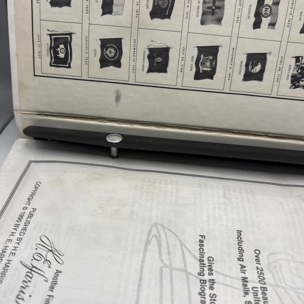 VINTAGE 1990 The Harris Independence United States Postage Stamp Album SEALED