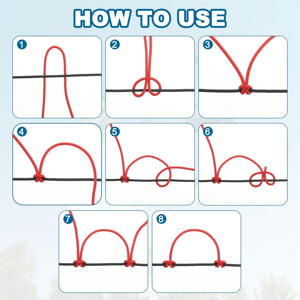 Archery D Loop Rope 10 FT Bow String Release Nock Nocking Loop Bright Green