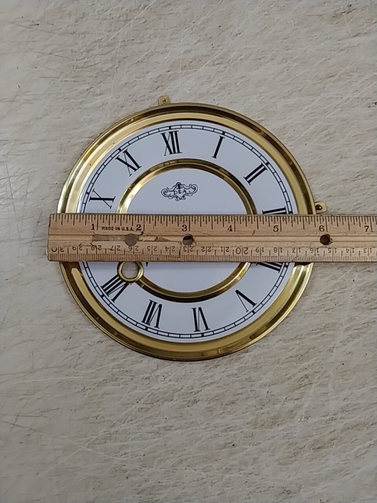 CHINESE WALL CLOCK DIAL 5 3/4 INCHES