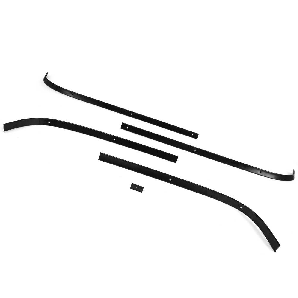 65-66 Ford Mustang Fastback Quarter & Rear Interior Trim Panel Molding 5pc Set