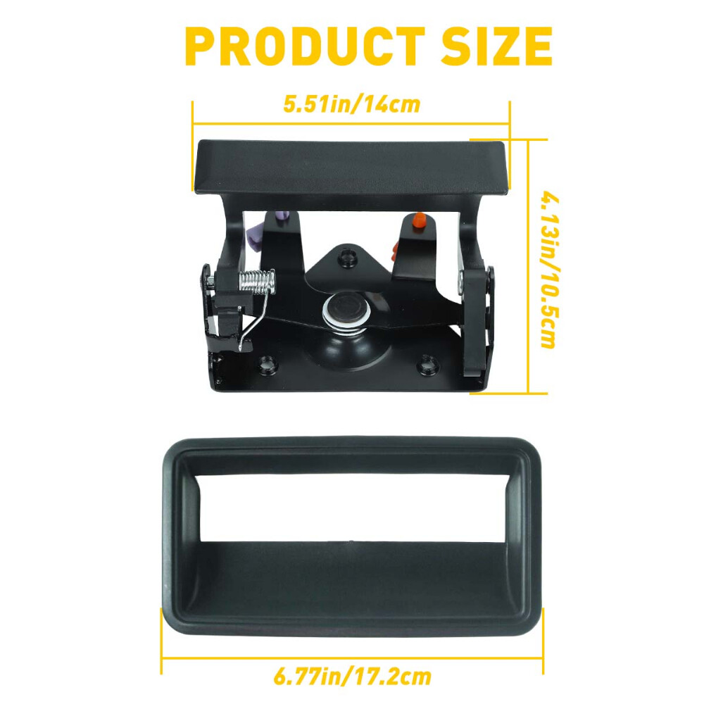 Tailgate Handle & Bezel For Chevy Silverado C/K C1500 C2500 C3500 1988-1998