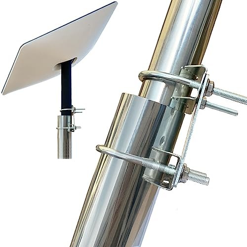 Fanrte U-bracket For Starlink Dish Pipe Adapter Mount Vertical Install