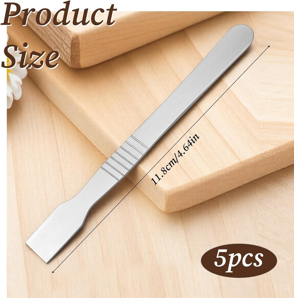 5Pcs Multi-Use Metal Scraper Set for Cleaning & Detailing