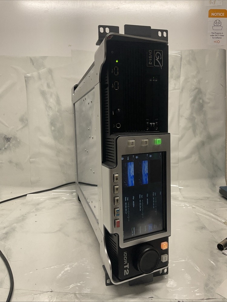 Grass valley T2 Pro iDDR2-Pro Digital Disk Recorder Working Used USA K-76