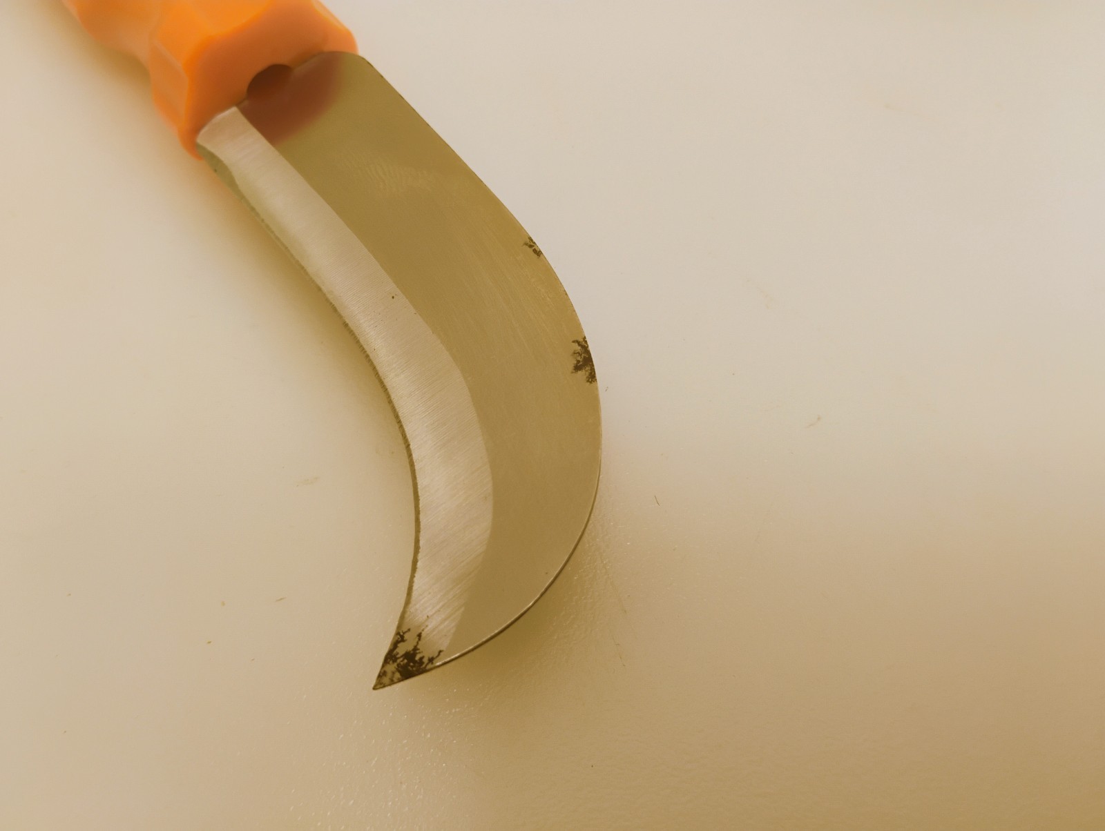 Basix Set (2) Lineman Knives SK50 High Visibility Orange Hang Ring New Old Stock