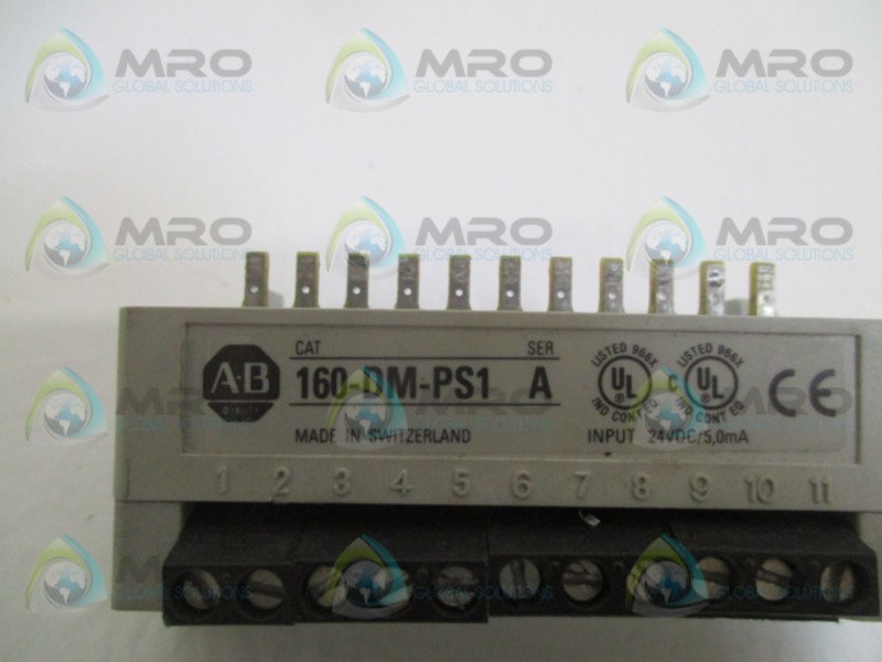 ALLEN BRADLEY 160-DM-PS1 SER. A INTERFACE MODULE UNMP