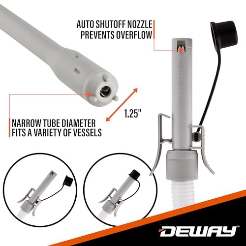 Automatic Fuel Transfer Pump with Auto-Stop and Beep, Auto-Stop w/ Beep