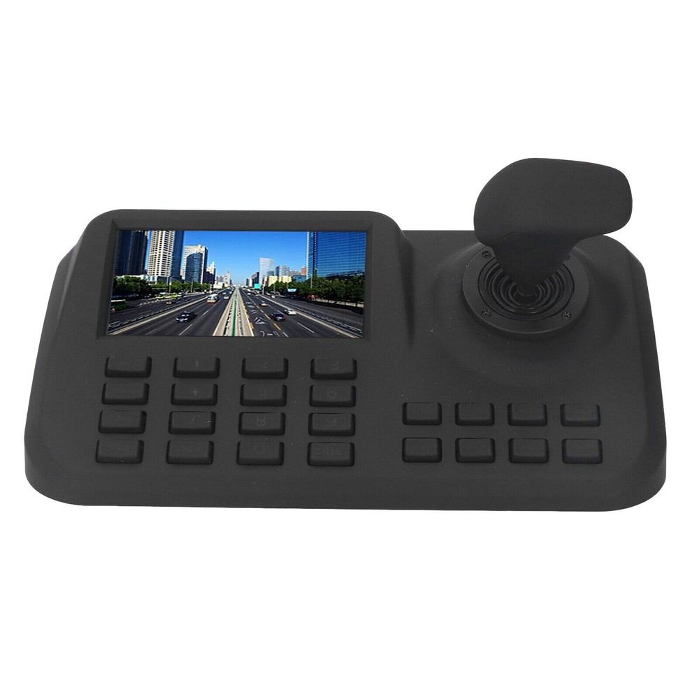 PTZ Camera Controller 5in 3D Joystick Network Camera Control Keyboard 100-240V8L