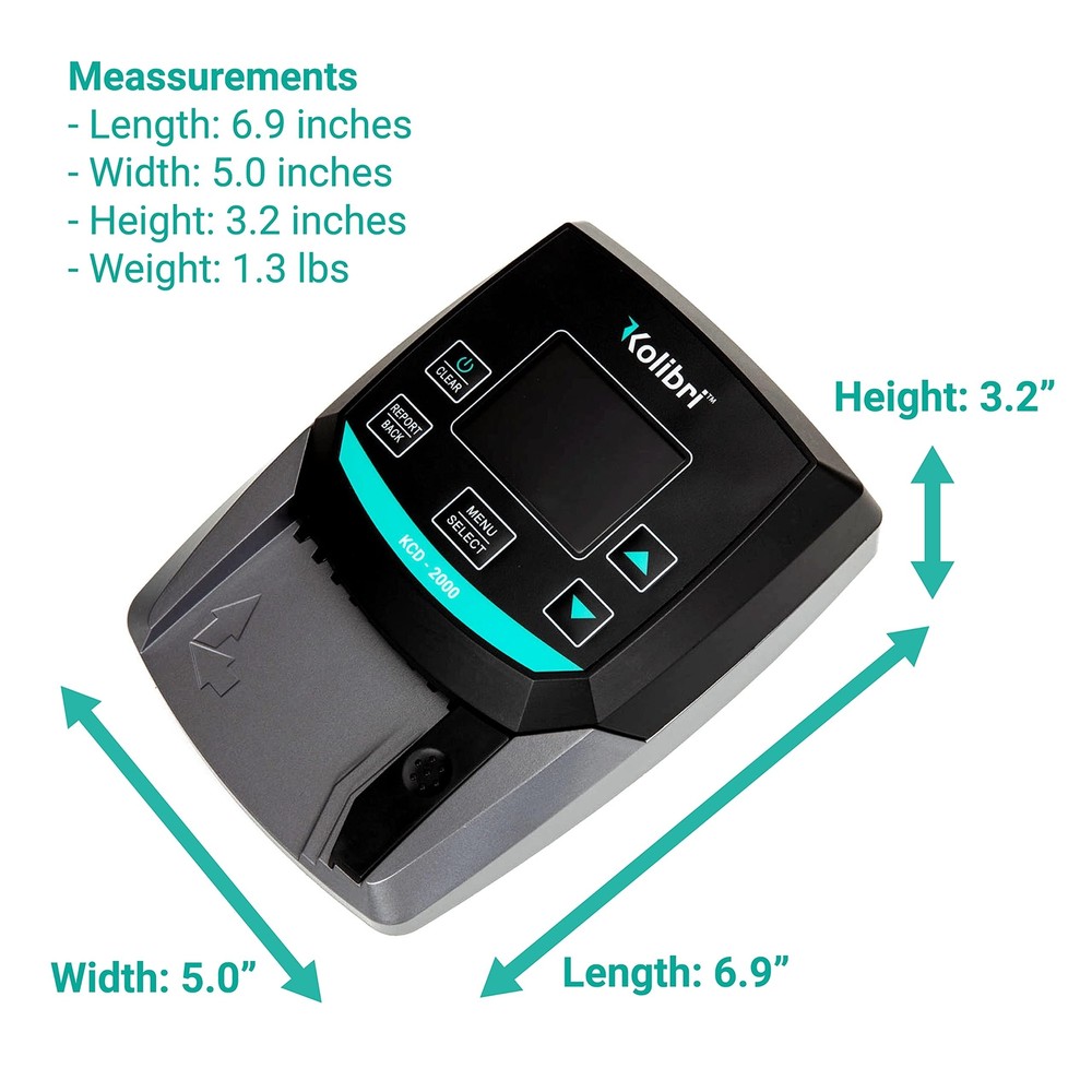 Kolibri All Orientation Instant Verification KCD-2000 Counterfeit Detector wi...