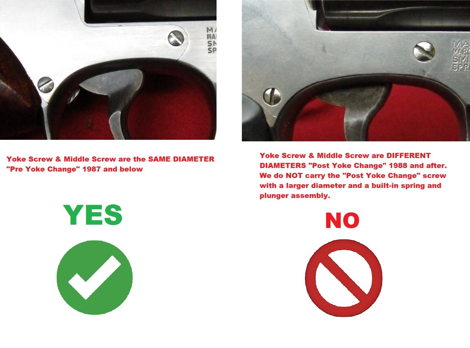 Smith & Wesson K L N Frame Revolver Side Plate Screw Set - BLUED