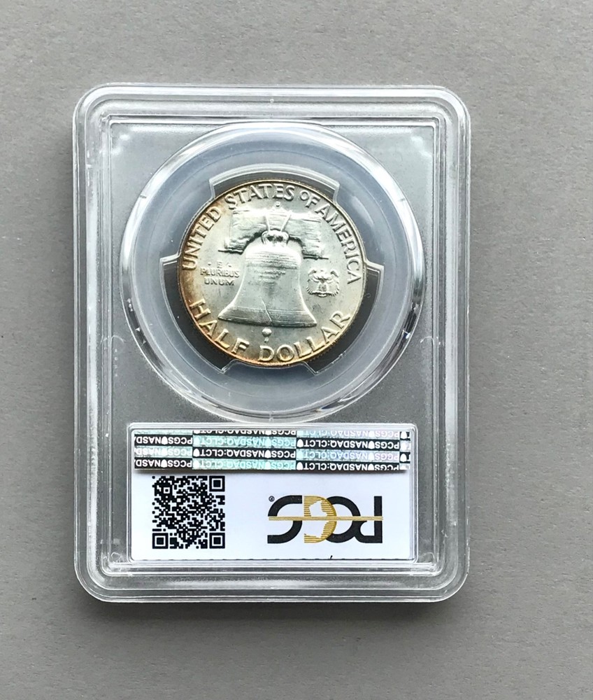 1962D Franklin Half PCGS MS64FBL