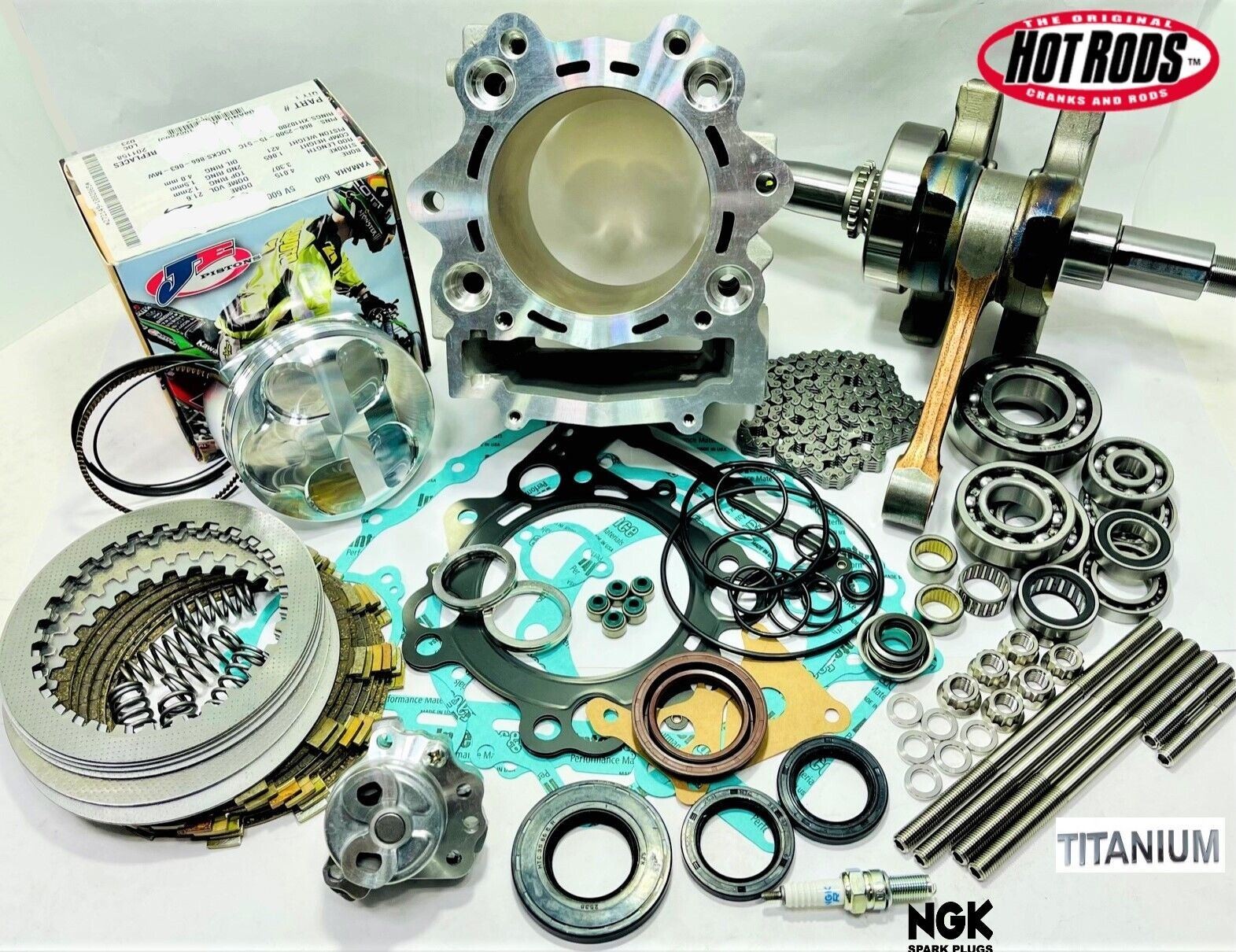 Raptor 700 108mm Big Bore Stroker Rebuild Complete 815cc Top Bottom Assembly Kit