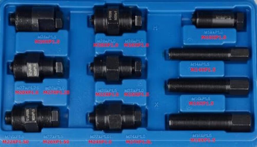 Motorcycle Flywheel Puller with 10Pcs Different Sizes of Pullers Compatible