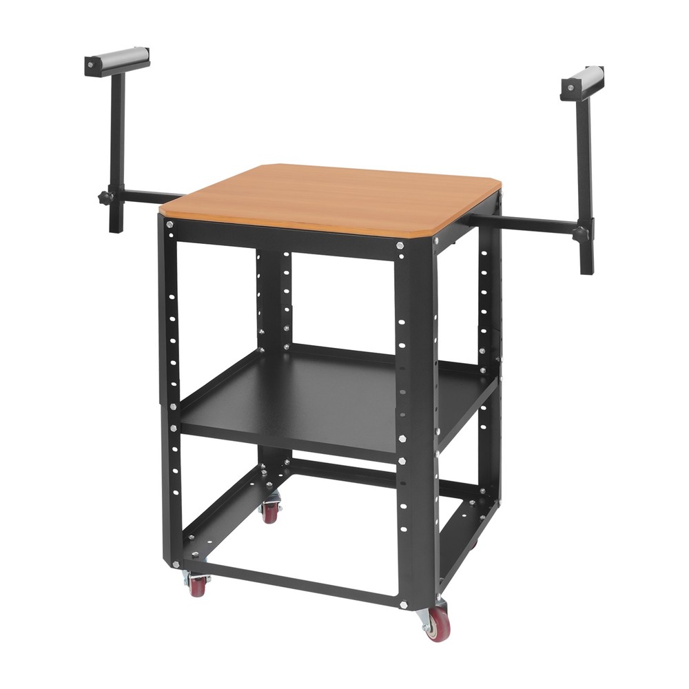 Rolling Planer Stand, Height Adjustable Planer Table W/ Wheels&extension Rollers