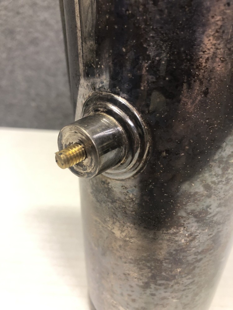 Restoration Hardware Gentleman’s Coffee Server Silver Plated (No Handle, Patina)