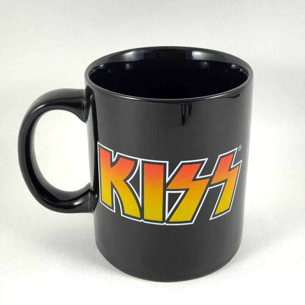 KISS Rock And Roll Over Coffee Mug 2010 Live Nation Merchandise Black