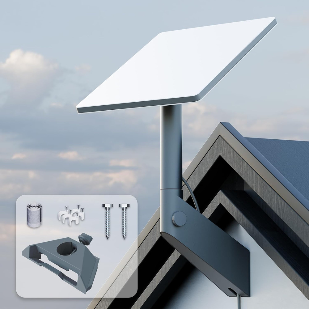 Starlink Mini Wall Mount, 360 Adjustable Starlink Mini Bracket, Gray