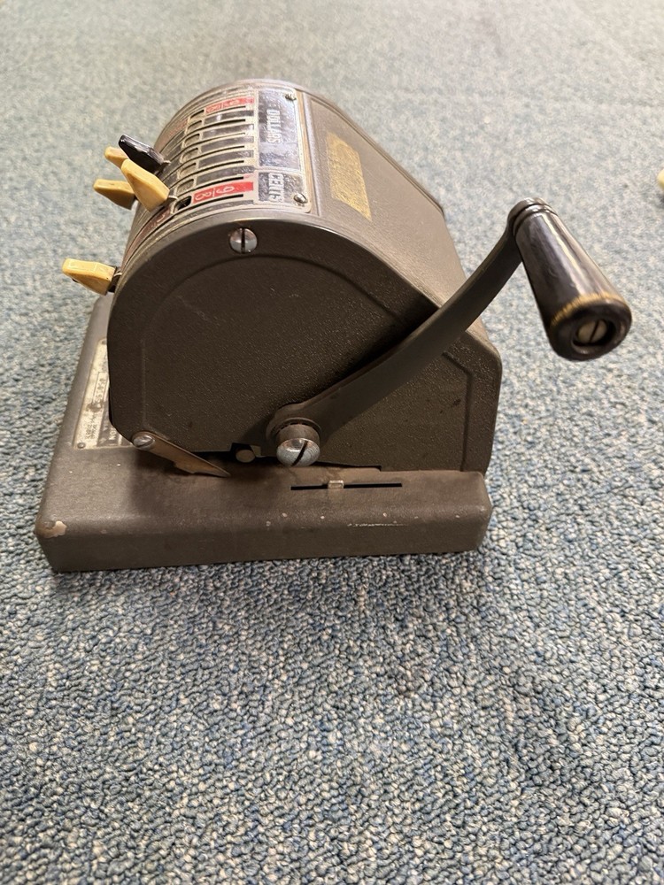 Vintage Paymaster Check Writer & Protector Printer Machine Series 400