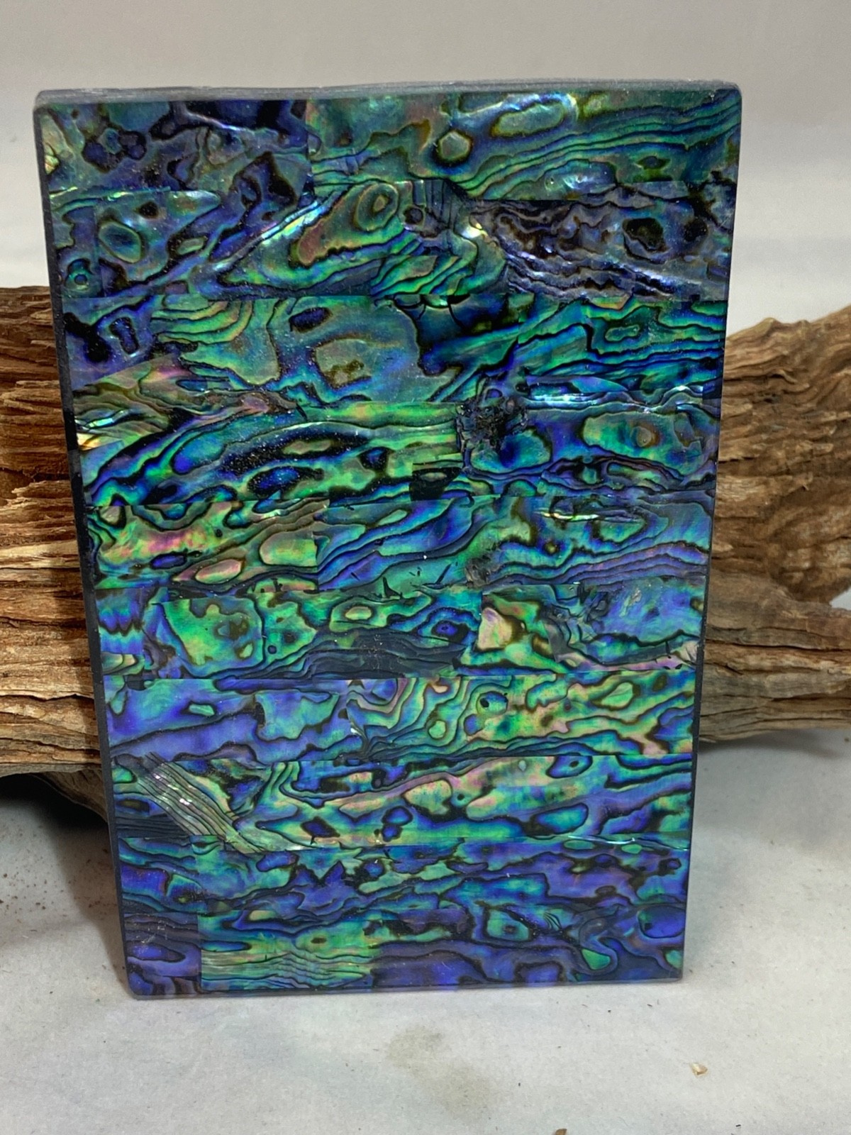 Paua Abalone MOP Purple/Green Knife Scales 1/4" (Enough for 1 to 2 knives) (196)