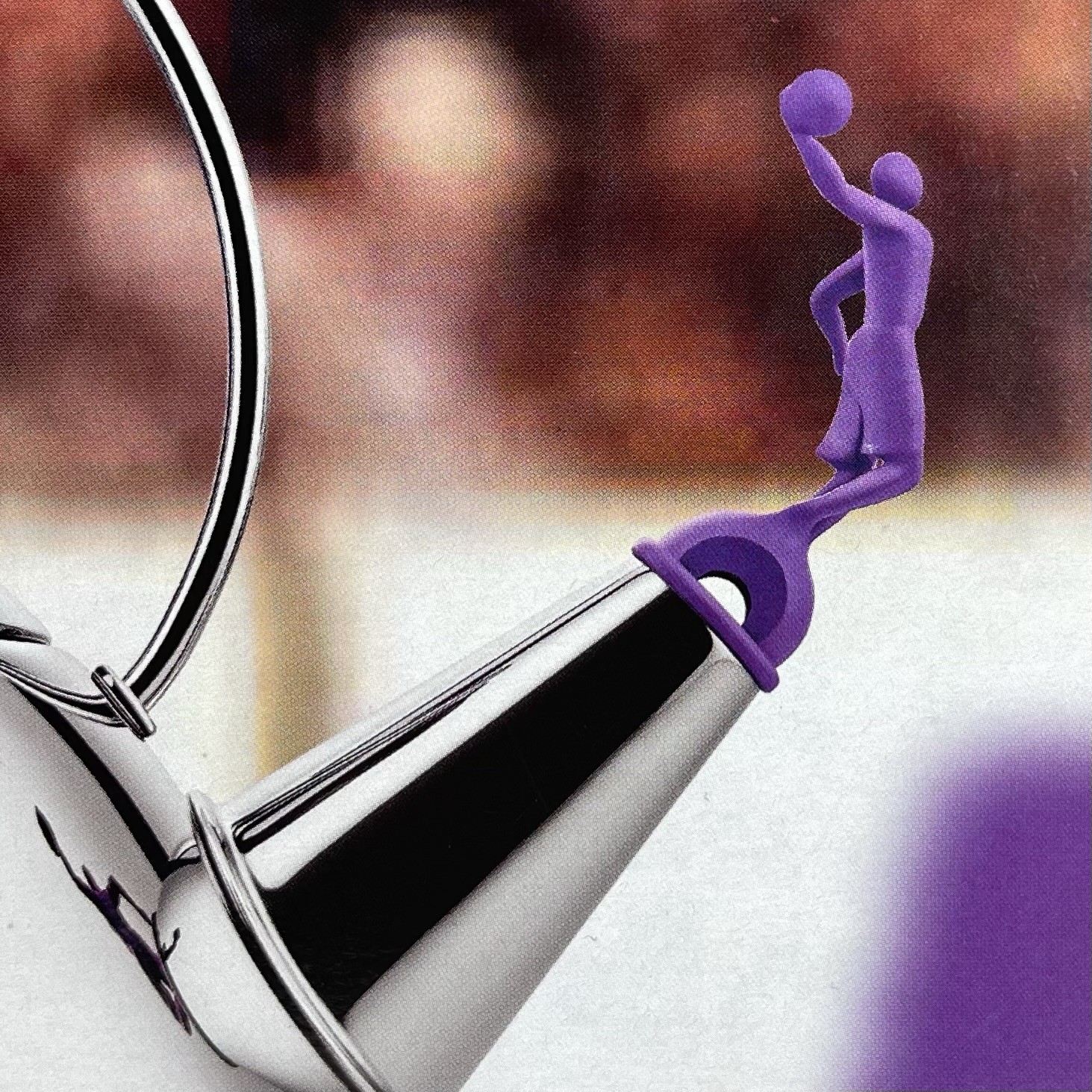 Alessi 3909 Kettle Virgil Abloh Limited Edition Purple Handle Michael Graves NIB