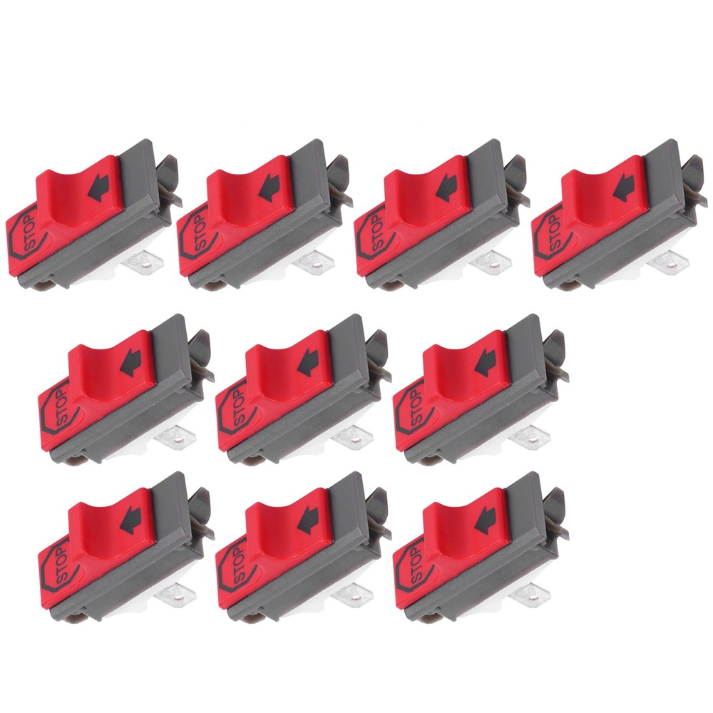 10Pcs On Off Stop Switch Replacement For Chainsaw Garden Tools