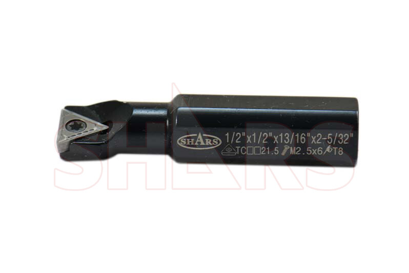 Shars 1/2" Indexable Stubby Length Boring Bar + TCMT Insert + Certificate !]