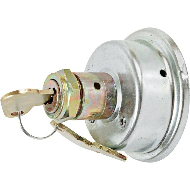 Ignition Switch with 2 Keys, Momentary, 2 Positions, 2 Terminals